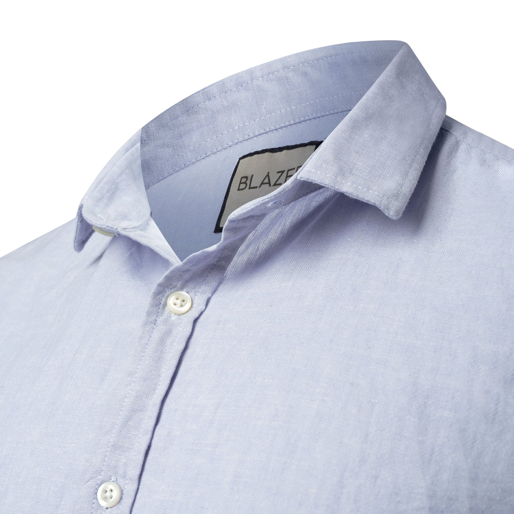 Camisa de Linho Manga Curta - Ocean